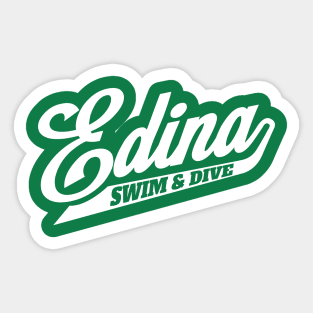 Edina Swim Dive Team Sticker